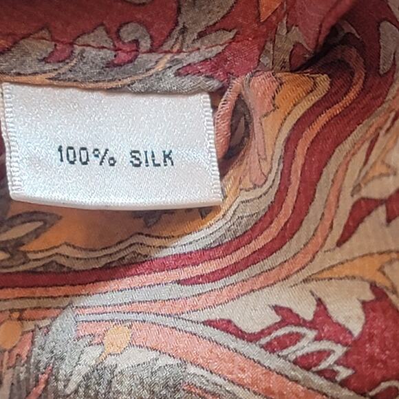 Talbots Petites Pure Silk Sleeveless Blouse Women's Size 12 - Picture 6 of 9